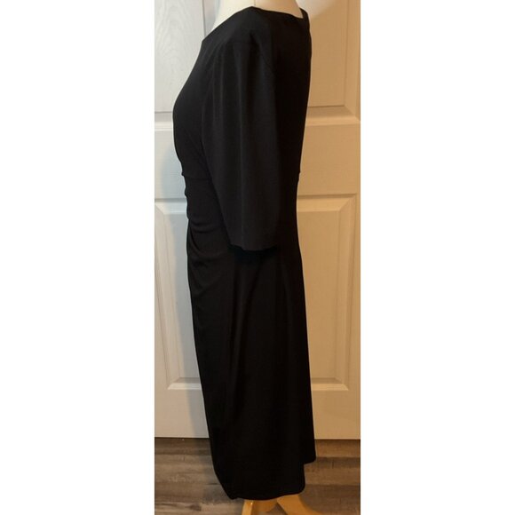 Connected Apparel Classic Black Dress Size 10 - Picture 3 of 4